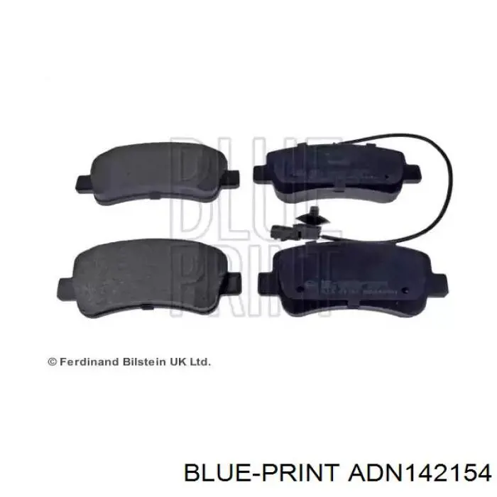 Задние тормозные колодки ADN142154 Blue Print