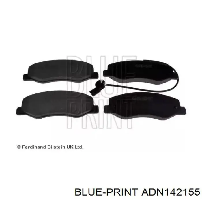 Задние тормозные колодки ADN142155 Blue Print