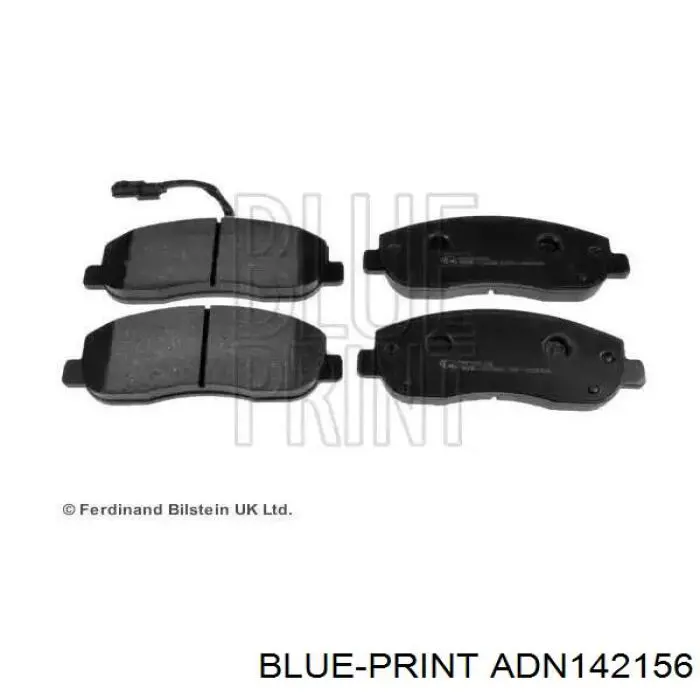 Передние тормозные колодки ADN142156 Blue Print