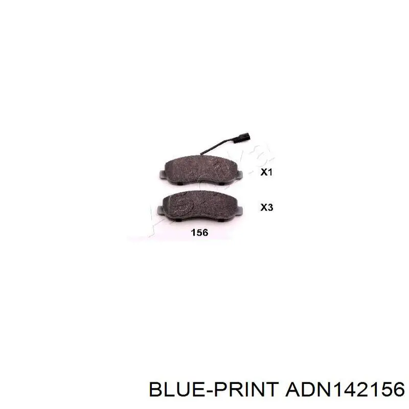 Передние тормозные колодки ADN142156 Blue Print