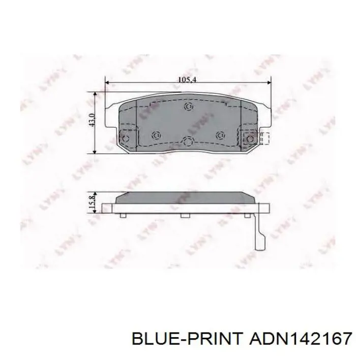 Купить GDB7184 TRW Колодки тормозные задние, дисковые