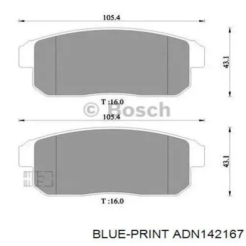 Задние тормозные колодки GDB7184 TRW