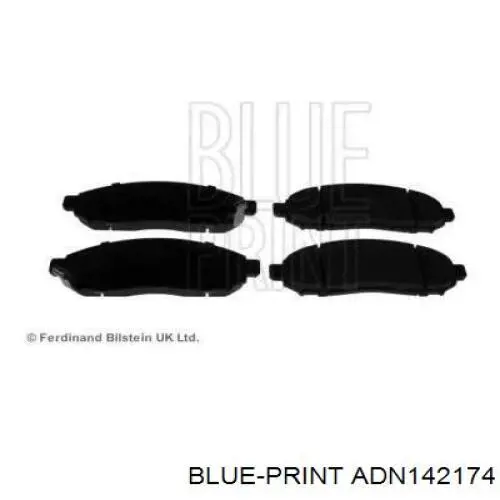 ADN142174 Blue Print Колодки передние