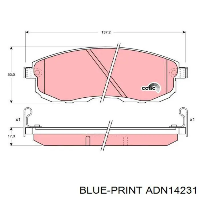 Купить 41060AM890 Nissan/Infiniti Колодки тормозные