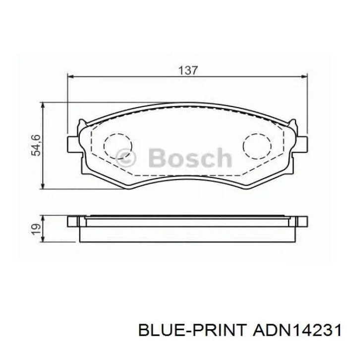 Тормозные колодки Akebono AN286WK
