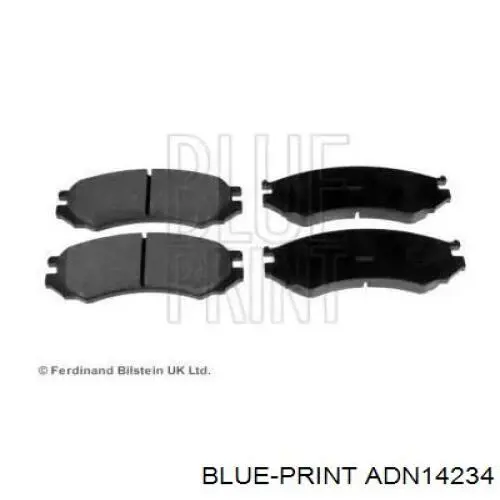 Передние тормозные колодки ADN14234 Blue Print