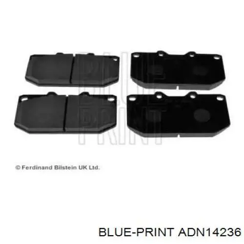 Передние тормозные колодки ADN14236 Blue Print