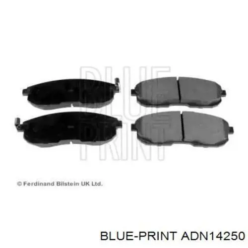 Передние тормозные колодки ADN14250 Blue Print