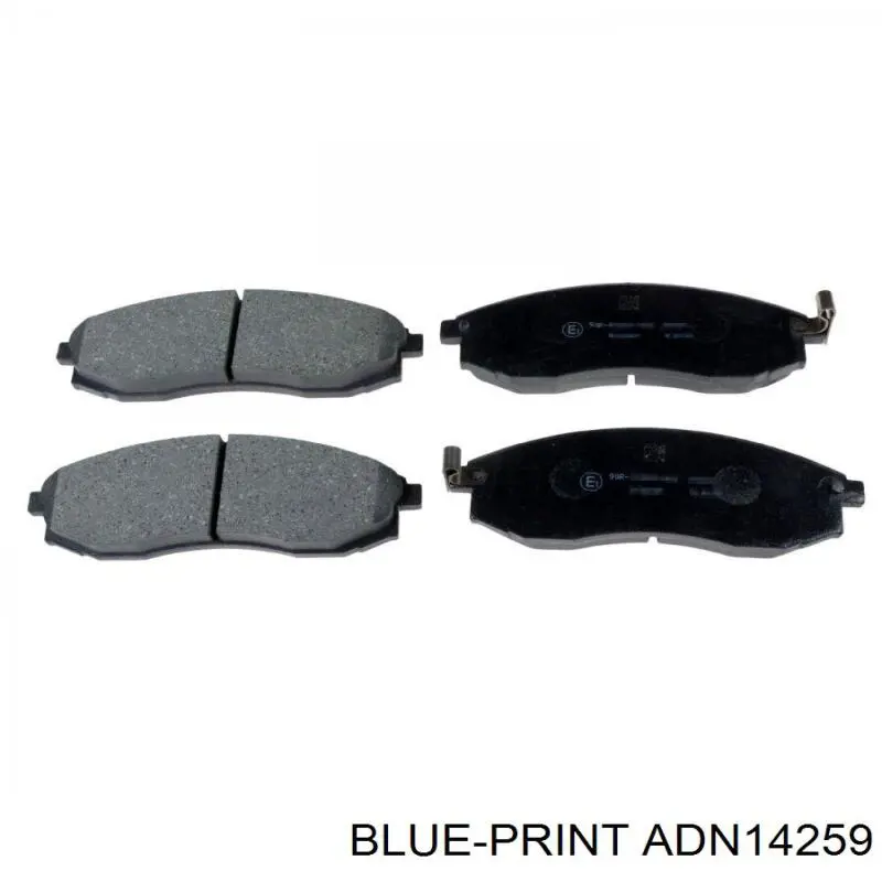 Передние тормозные колодки D106038UXM01 Nissan/Infiniti
