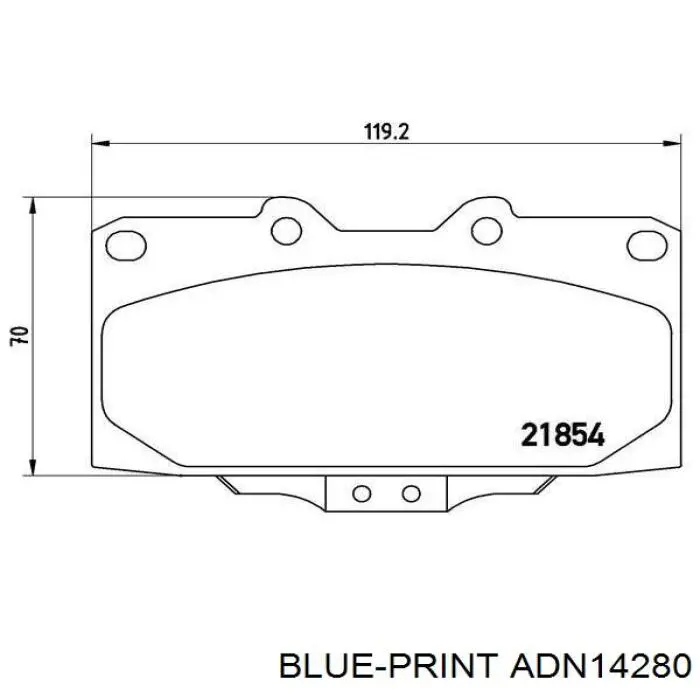 Тормозные колодки Delphi LP1020