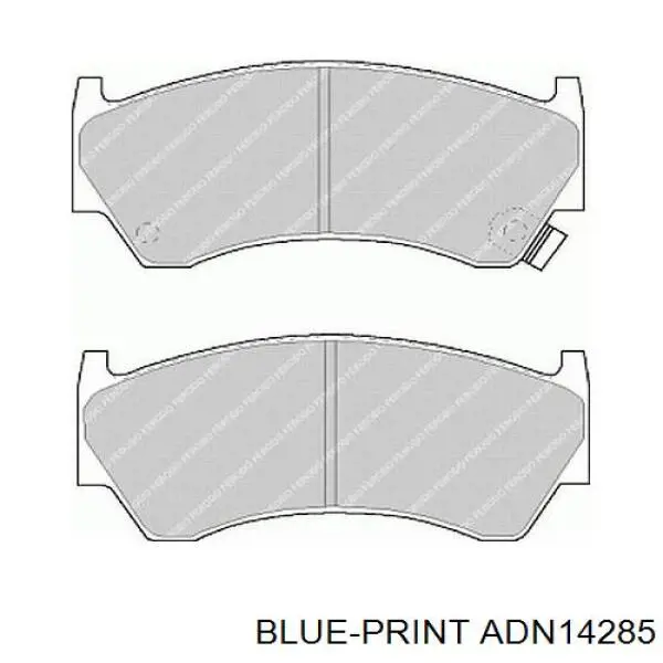 Купить ADN14285 Blue Print Колодки тормозные