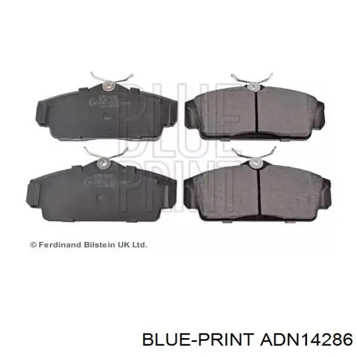 ADN14286 Blue Print передние тормозные колодки