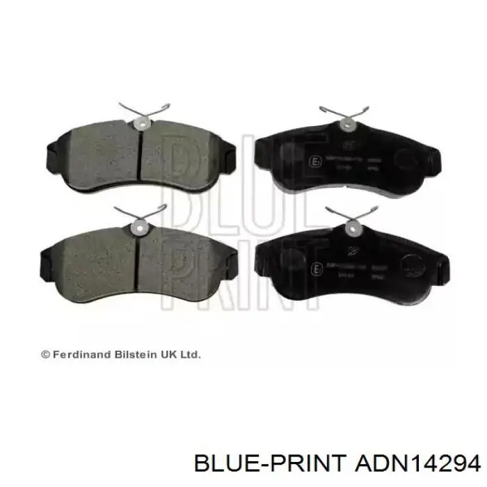 Передние тормозные колодки ADN14294 Blue Print