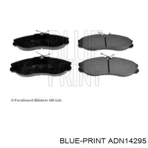 ADN14295 Blue Print колодки тормозные передние дисковые