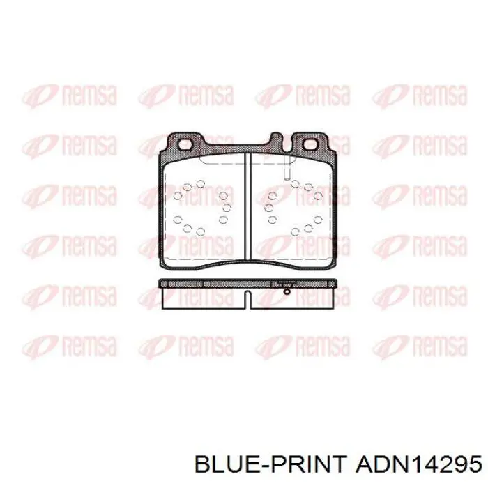 Купить ADN14295 Blue Print Колодки тормозные