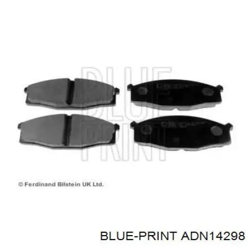 Передние тормозные колодки ADN14298 Blue Print