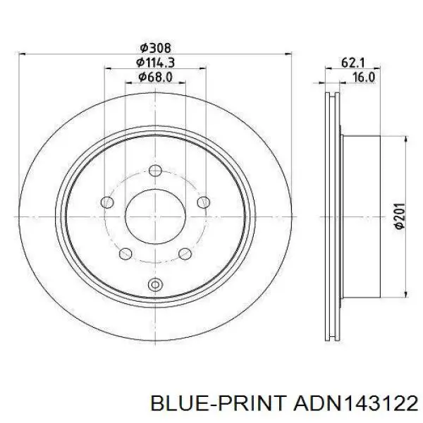 ADN143122 Blue Print