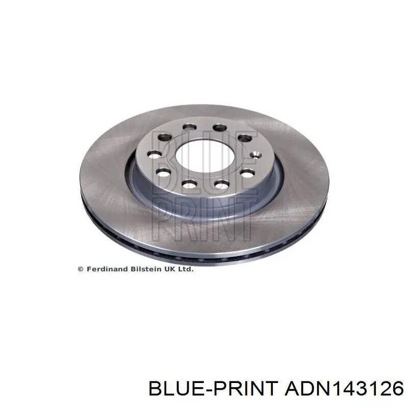 Передний тормозной диск Blue Print ADN143126