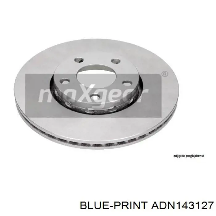 Тормозные диски ADN143127 Blue Print