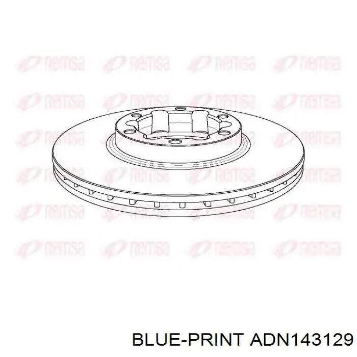 Купить ADN143129 Blue Print Ротор тормозной