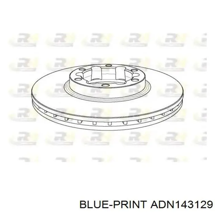 Передние тормозные диски ADN143129 Blue Print