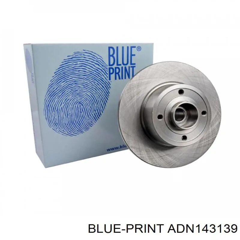 Disco de freno trasero ADN143139 Blue Print
