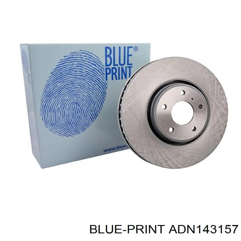 Передний тормозной диск Blue Print ADN143157