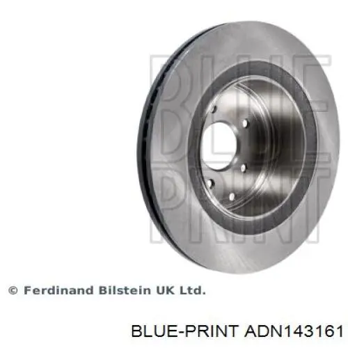 Диск гальмівний задній ADN143161 Blue Print