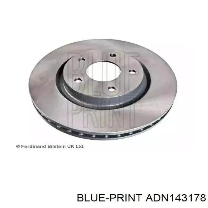 Передние тормозные диски ADN143178 Blue Print