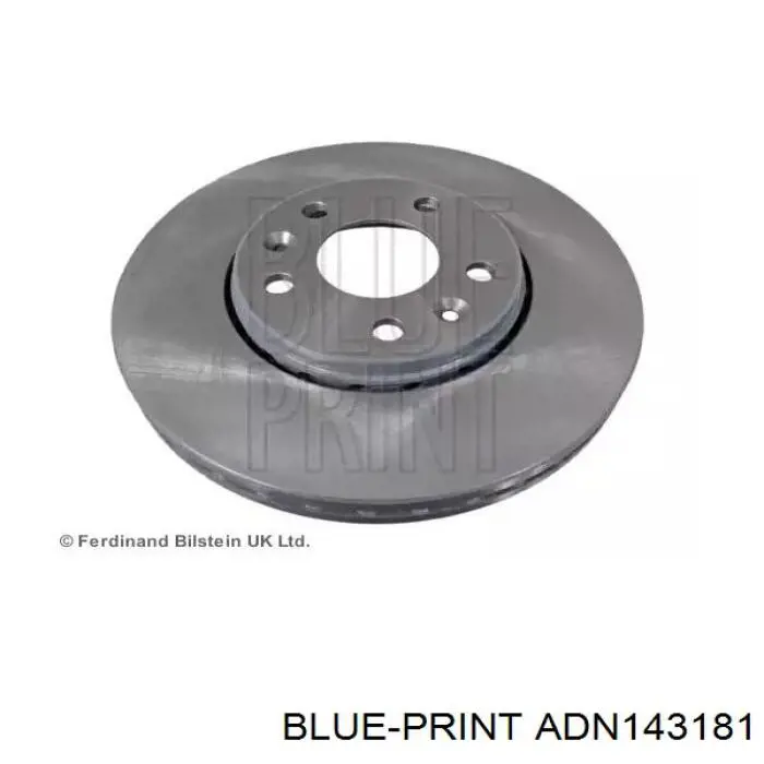 Передние тормозные диски ADN143181 Blue Print