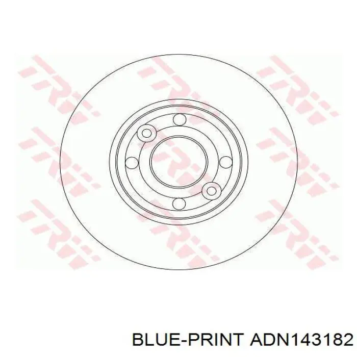 Передние тормозные диски ADN143182 Blue Print