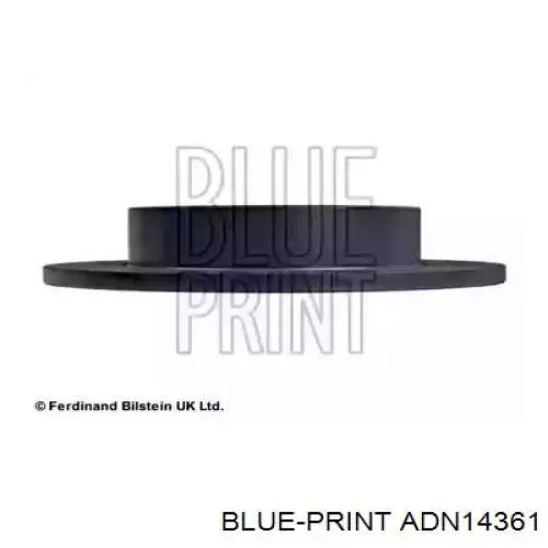 Disco de freno trasero ADN14361 Blue Print