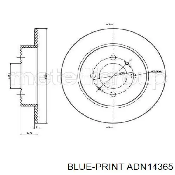 Тормозные диски C41026 ABE