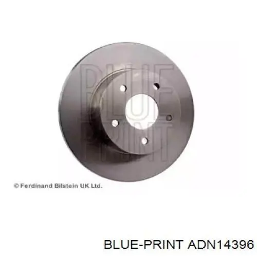 Disco de freno trasero ADN14396 Blue Print