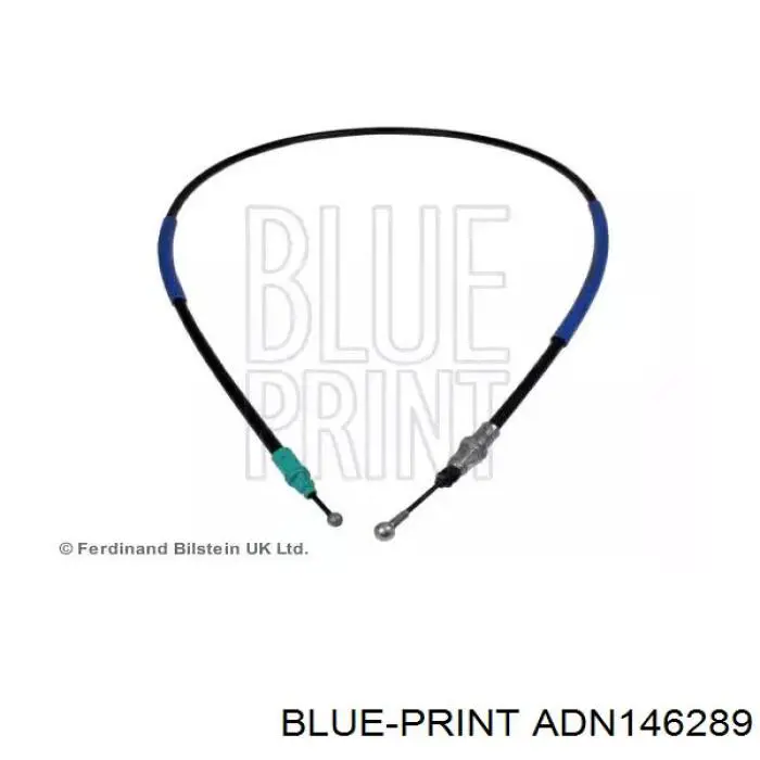 Трос ручного тормоза задний левый Blue Print ADN146289