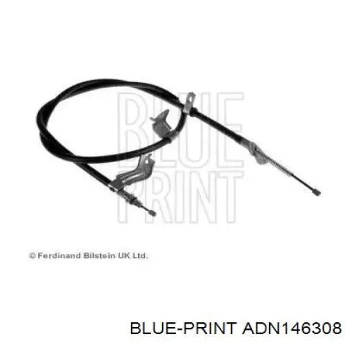 Купить ADN146308 Blue Print Задний правый трос ручника
