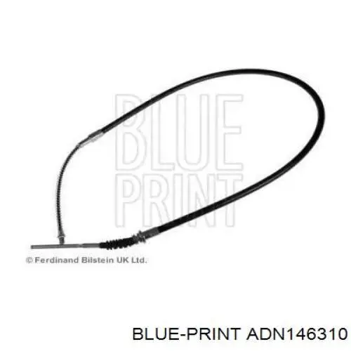 ADN146310 Blue Print Трос ручного тормоза задний, правый