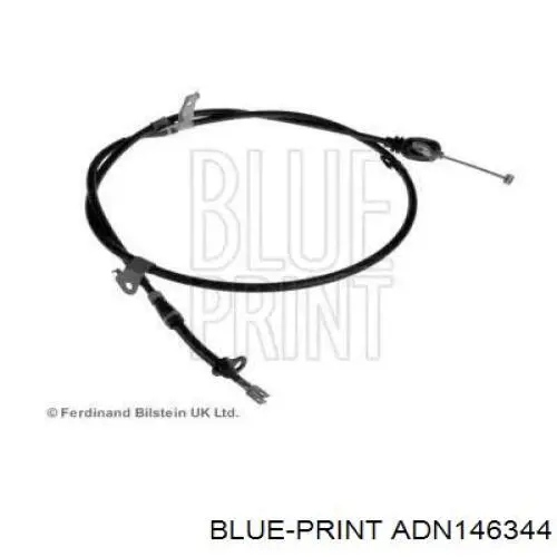 ADN146344 Blue Print cabo do freio de estacionamento traseiro direito