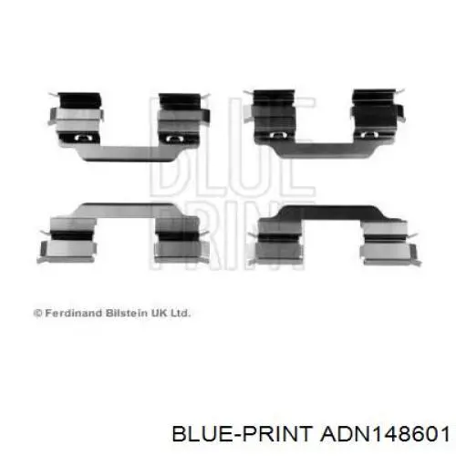 Комплект пружинок крепления дисковых колодок, передних Renault (RVI) 440832032R цена, от 5.37 USD