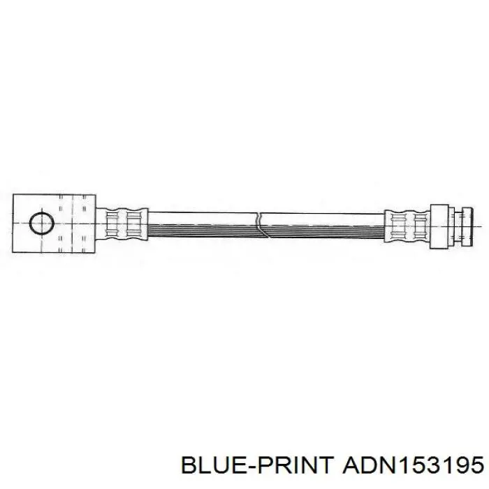 Шланг тормозной задний Blue Print ADN153195