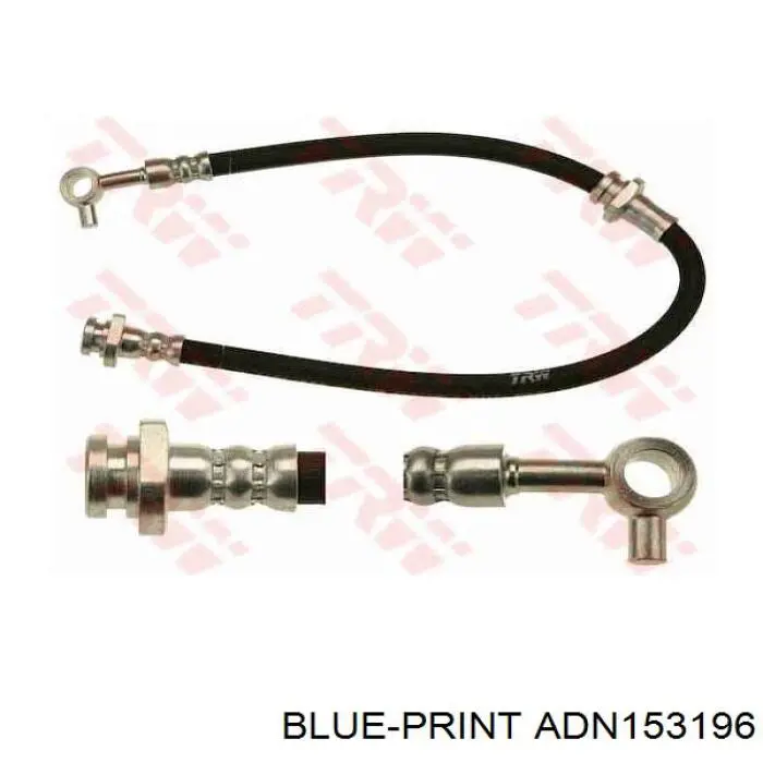Шланг тормозной передний, левый Blue Print ADN153196 цена, от 17.14 USD