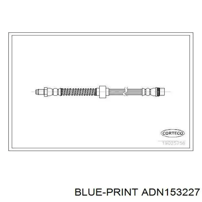Tubo flexible de frenos trasero ADN153227 Blue Print