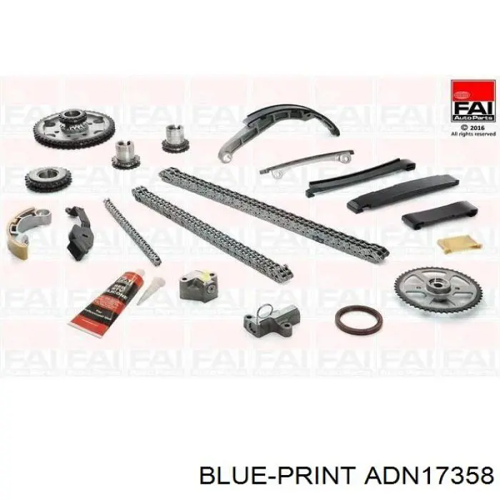 Купить ADN17358 Blue Print Набор цепи грм