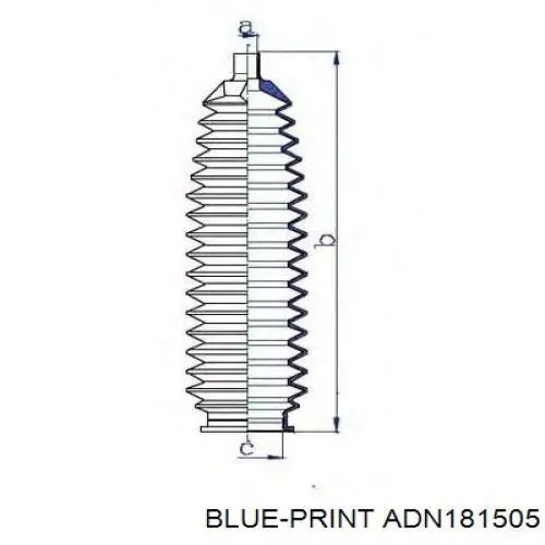 Fuelle, dirección ADN181505 Blue Print