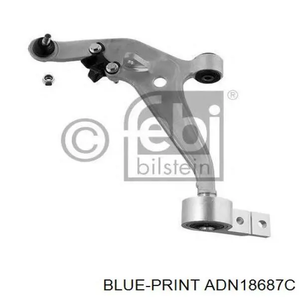 Рычаг передний нижний левый Blue Print ADN18687C