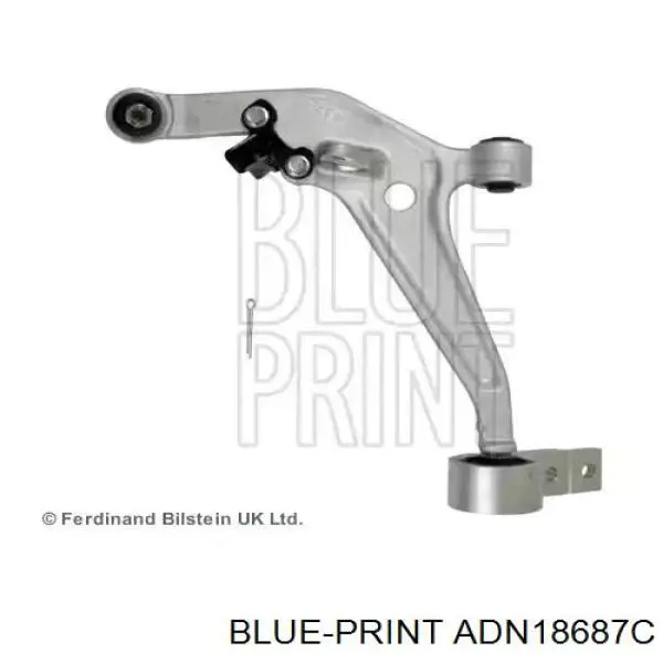 Рычаг передней подвески нижний левый ADN18687C Blue Print