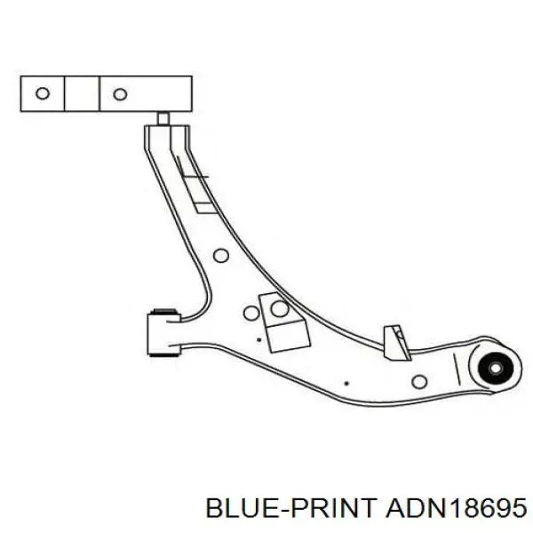 ADN18695 Blue Print Палец шаровой нижний