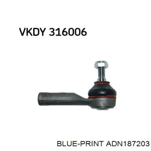 Наконечник рулевой тяги Blue Print ADN187203