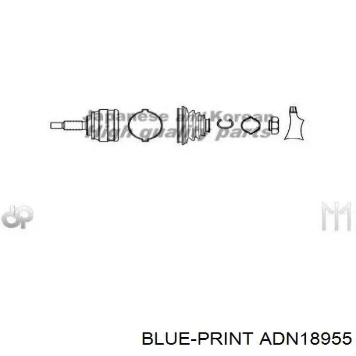 Купить ADN18955 Blue Print Внешняя граната