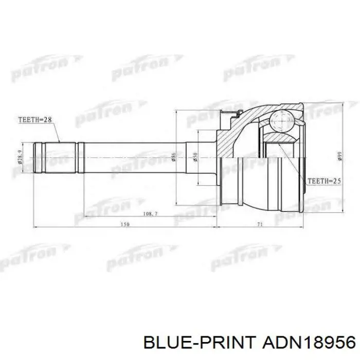 Граната колесная Magneti Marelli TOJ0206 цена, от 37.64 USD